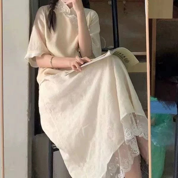 ASAYA4894 โ Ivory Blossom Lace Set ๐ค๐ฟ