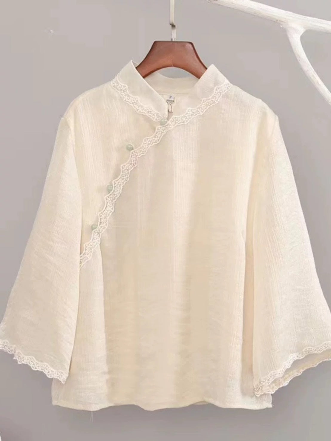 ASAYA4894 โ Ivory Blossom Lace Set ๐ค๐ฟ