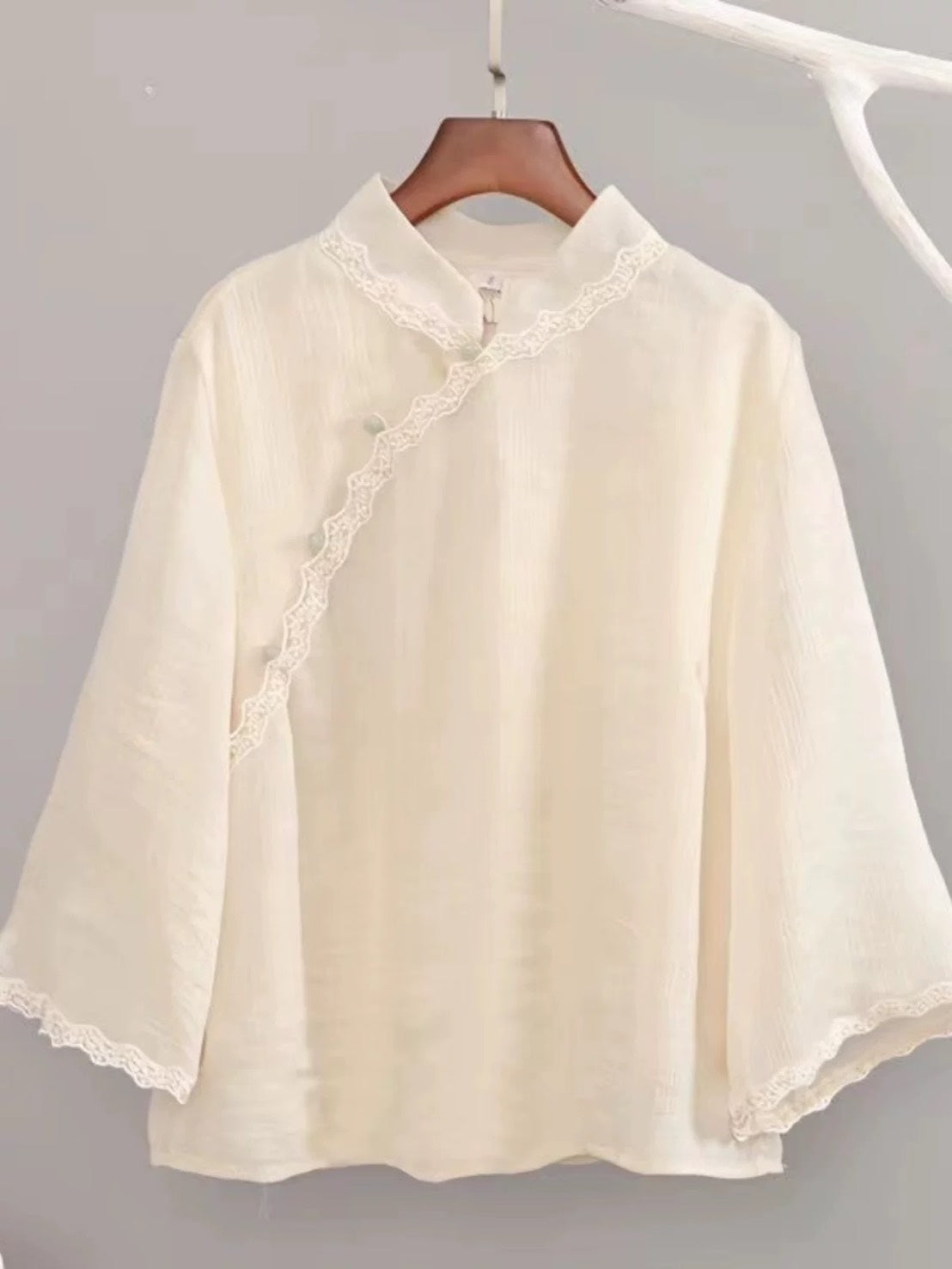 ASAYA4894 โ Ivory Blossom Lace Set ๐ค๐ฟ