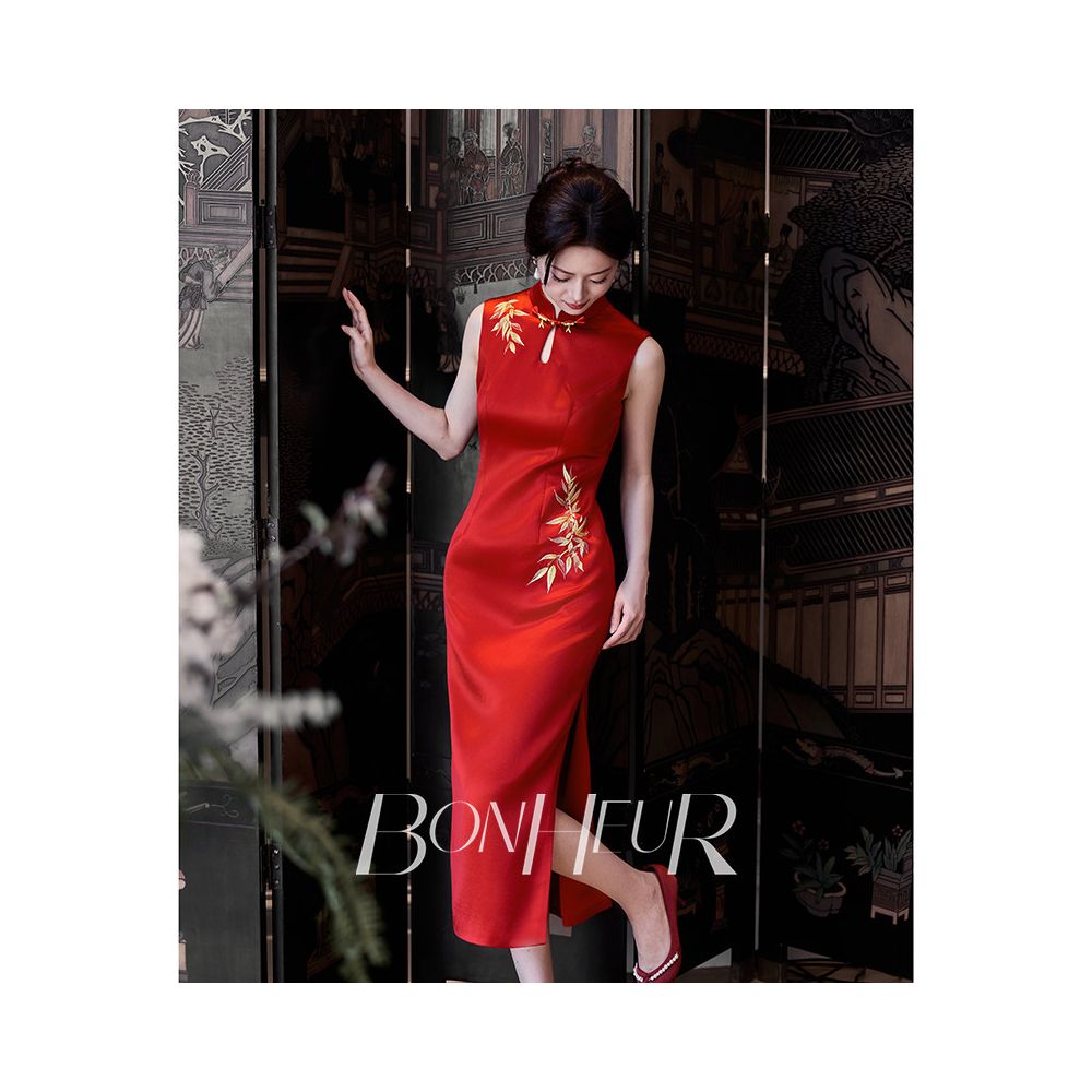 Bonheur Original Red Cheongsam image 2