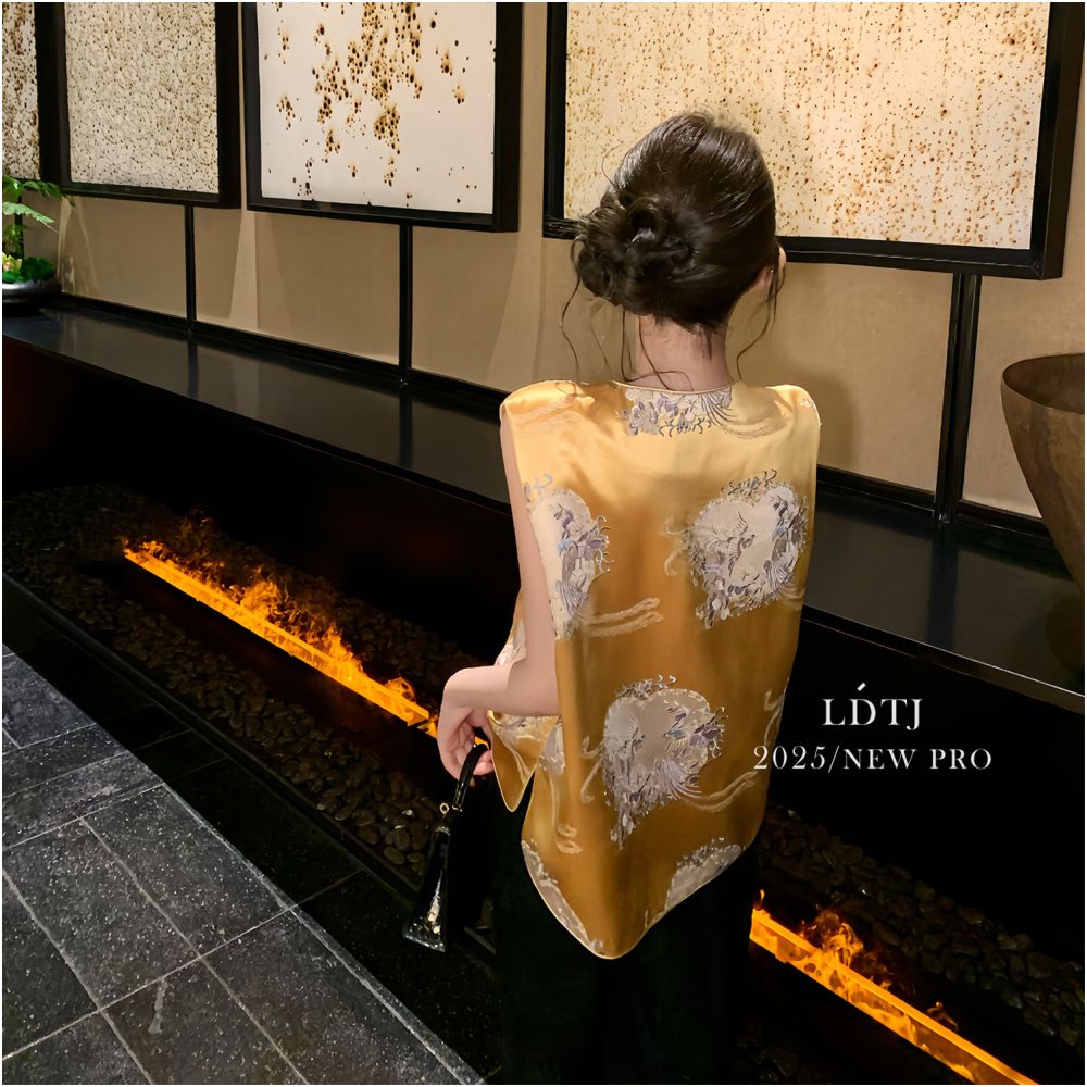 ASAYA5925 – Golden Phoenix Silk Trio 🐦✨