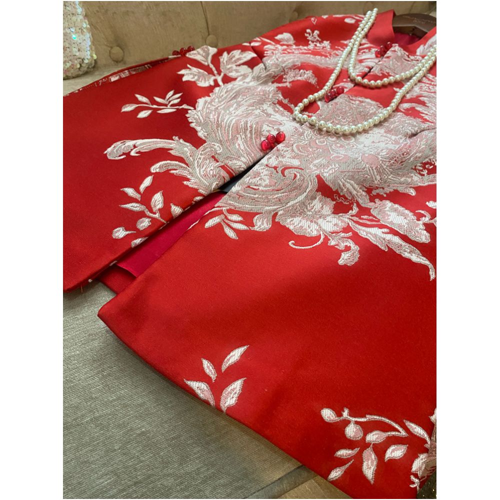 Tang Suit China Chic Chinese Style Modified Panbuckle Big Red Western Style Women s Sandwich Cheongsam Coat Kanji Spring Autumn Vest image 2