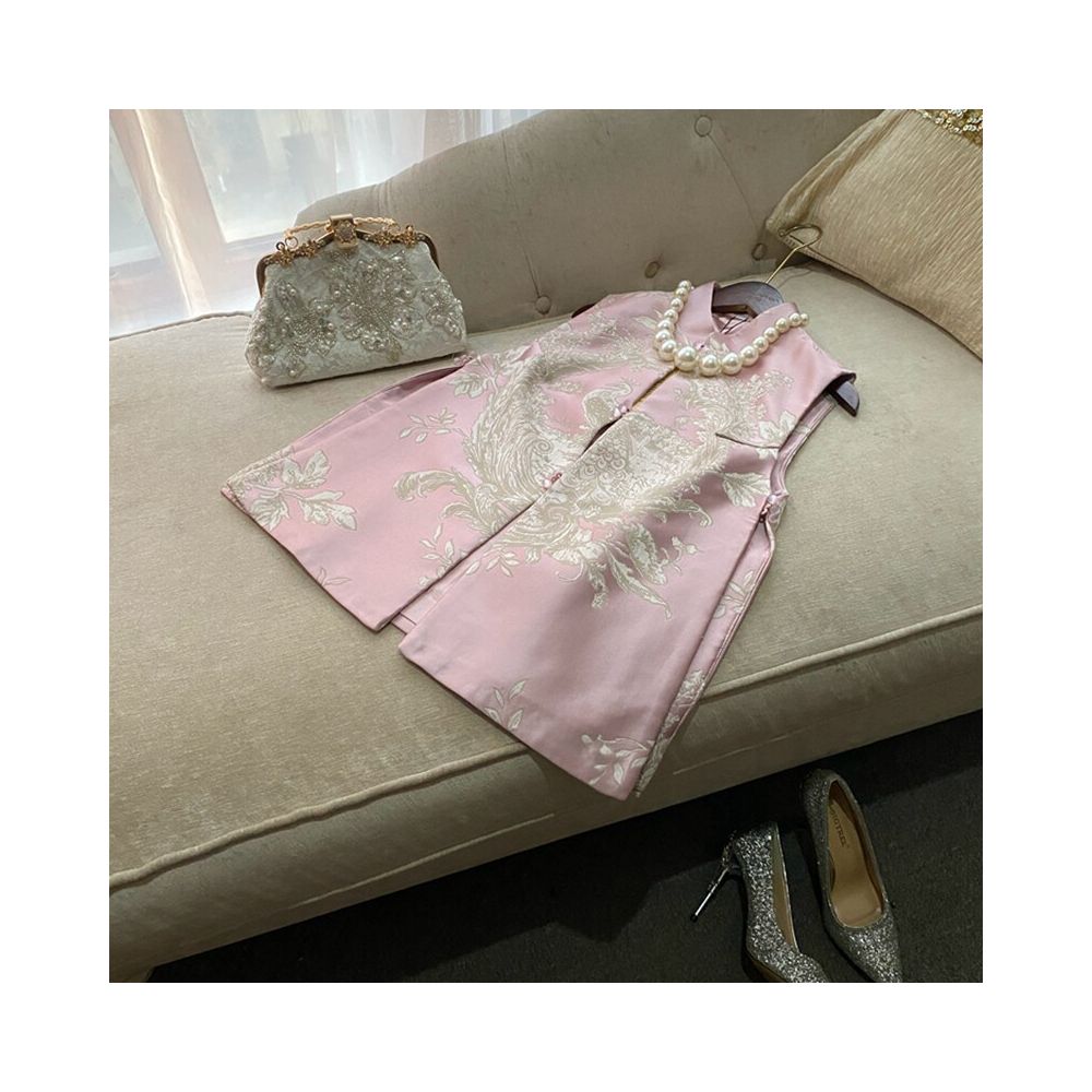 ASAYA5939 – Imperial Bloom Brocade Vest 🌹✨