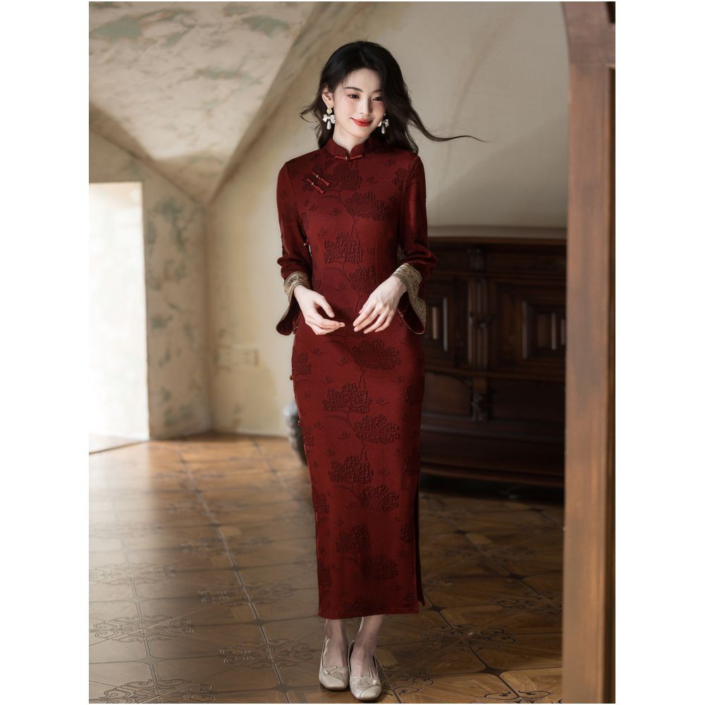 ASAYA5947 – Crimson Heritage Cheongsam ❤️✨