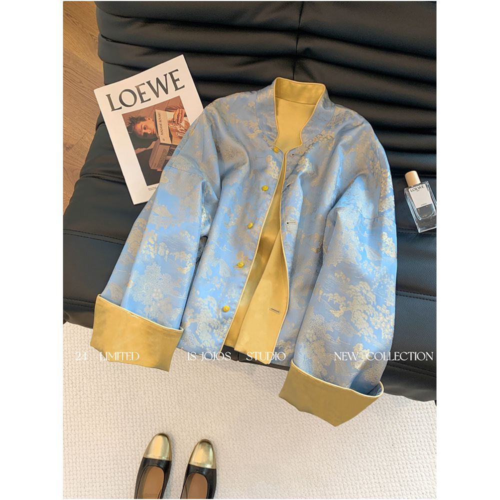 ASAYA6014 – Celestial Sky Reversible Jacket 💙✨