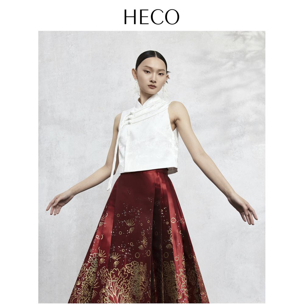 ASAYA6017 – Oriental Muse Mandarin Top ❤️✨