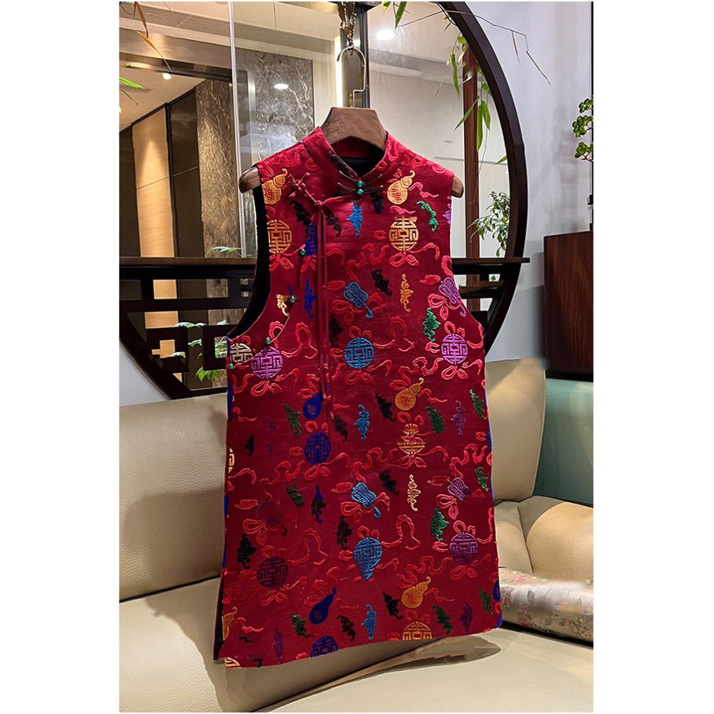 ASAYA6094 – Imperial Joy Mandarin Vest ❤️🎎 เ