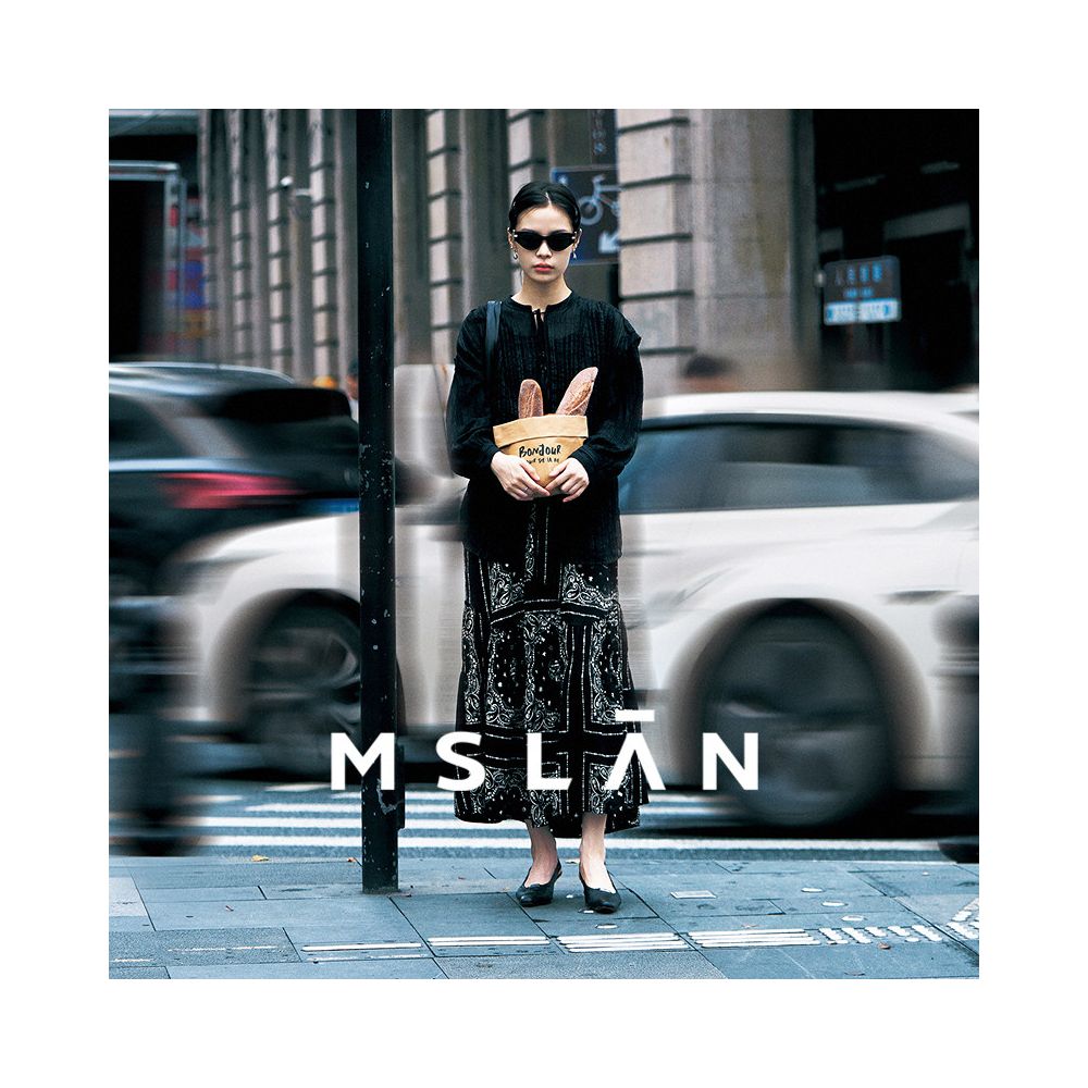 MSLAN Mall Same Style 2025 Summer New Loose Front Strap Loose Feel Shirt MGBN215 image 1