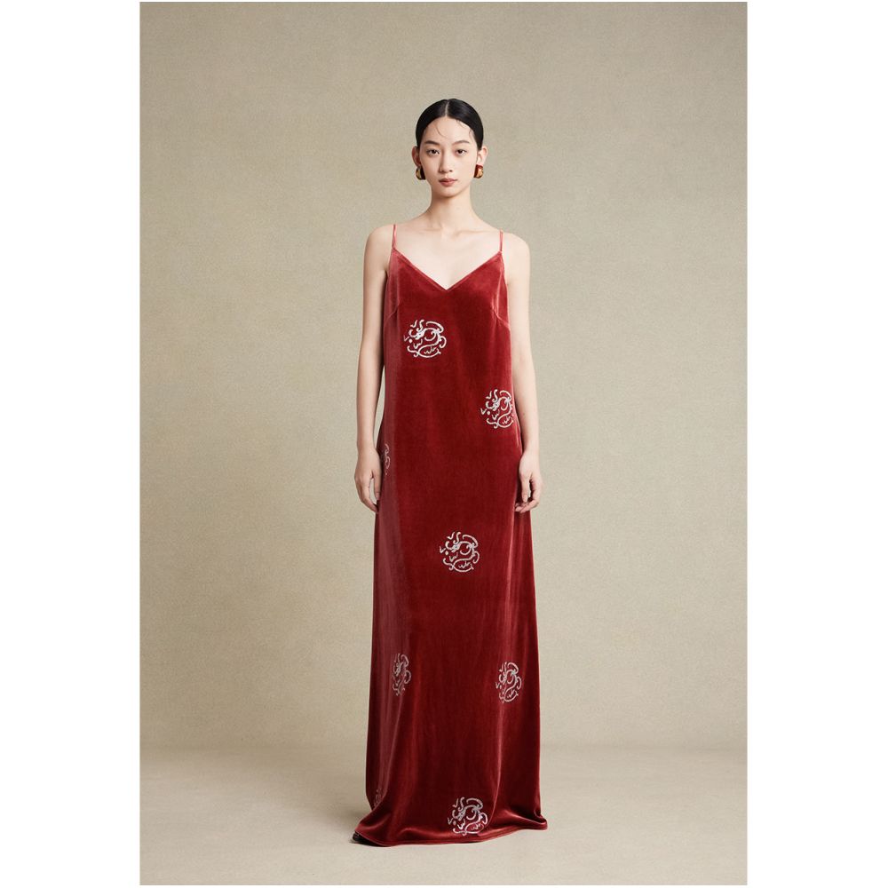 ASAYA6136 – Imperial Velvet Slip Dress ❤️✨