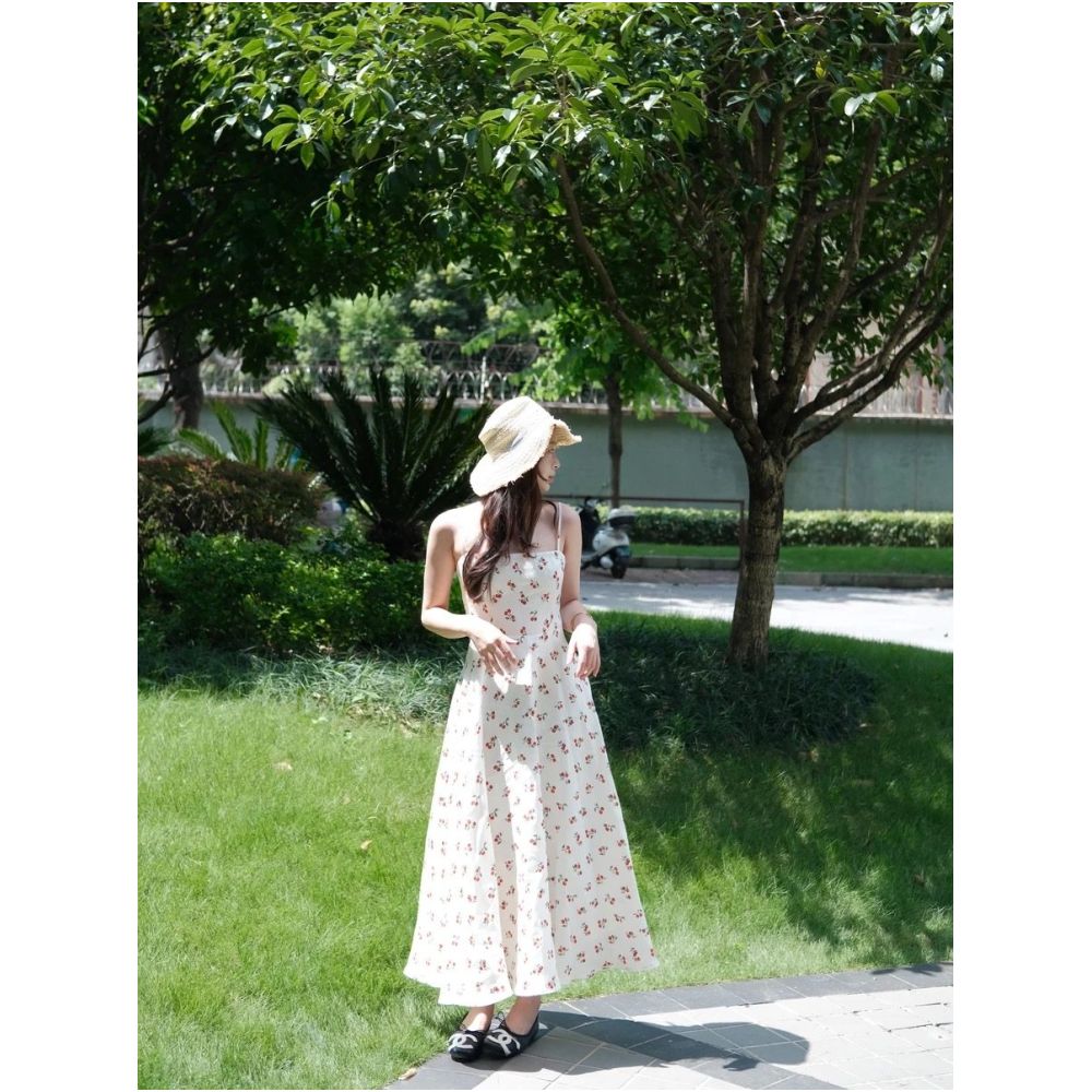 ASAYA6151 – Summer Linen Midi Dress ☀️🌿