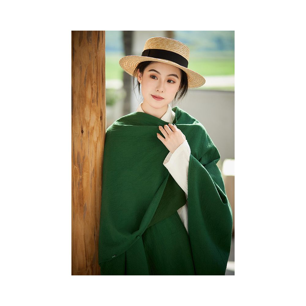 ASAYA6155 – Heritage Draped Cape 🍃🕊️