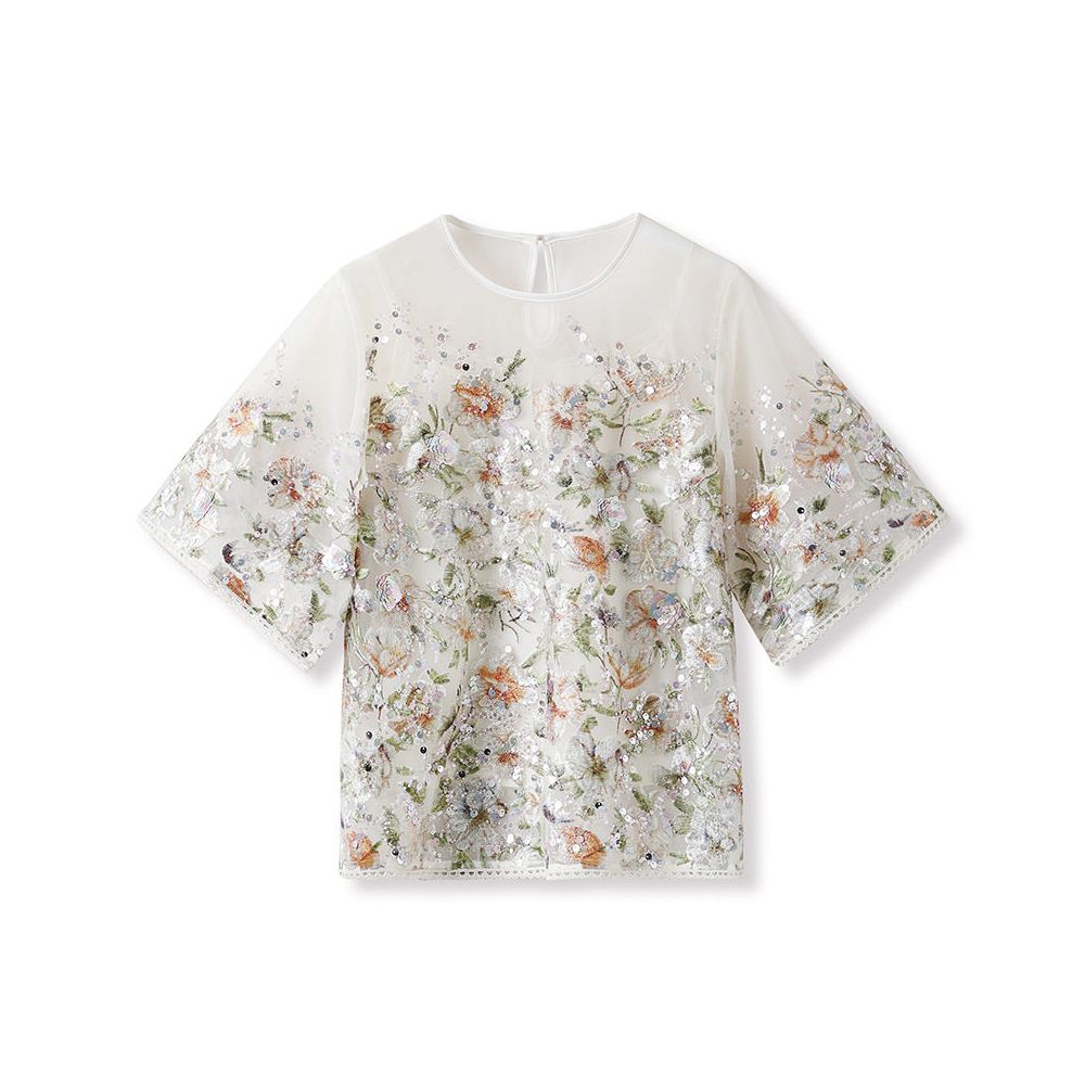 ASAYA6159 – Garden Lumière Embroidered Set ✨🌸