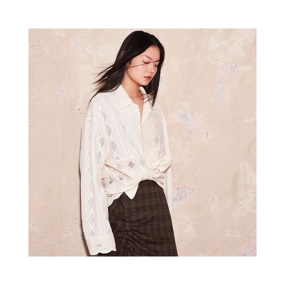 ASAYA6280 – Ivory Patchwork Lace Set 🤍✨