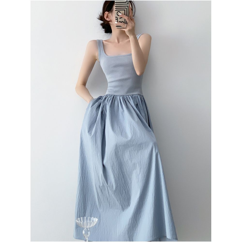ASAYA6290 – French Muse Knit Dress 💙🕊️