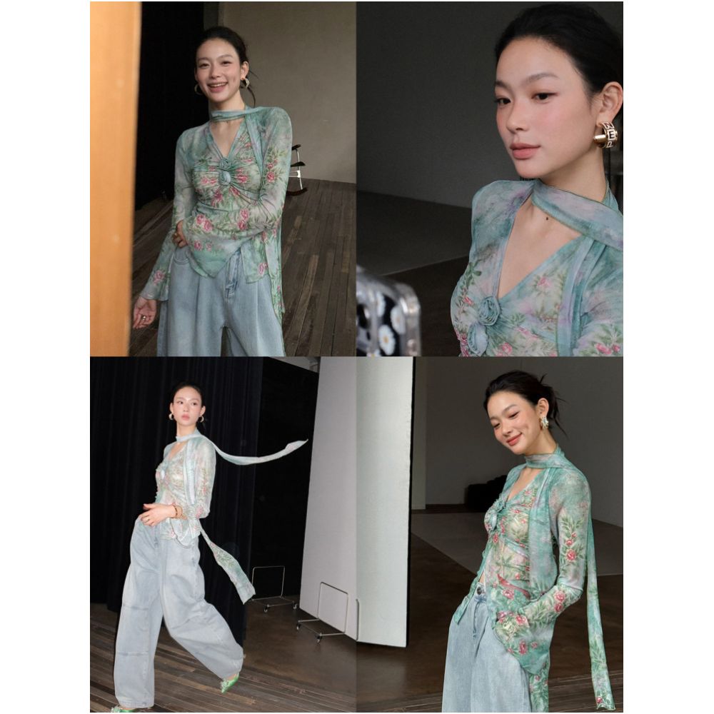 Stylish new store directly supplied by the brand featuring an oriental aesthetic a sophisticated and vibrant Floral Rose set image 1