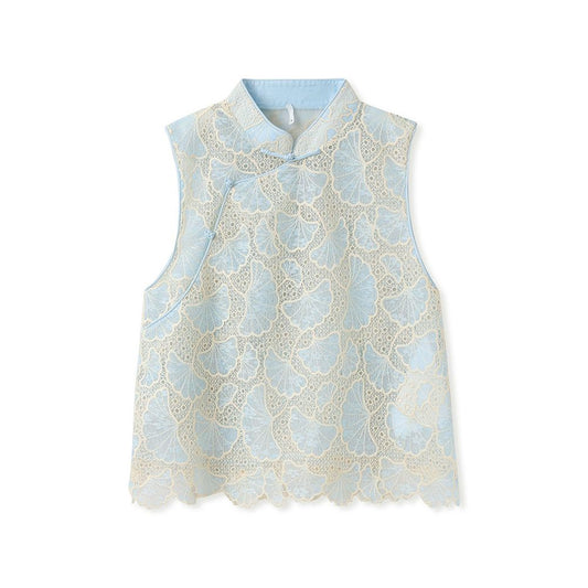 ASAYA6390 – Ginkgo Lace Elegance Set 🌼💙