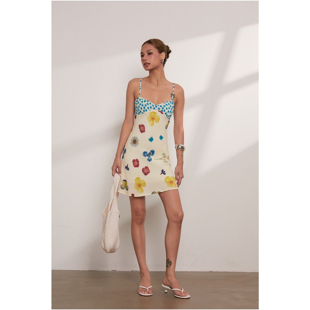ASAYA6394 – Floral Breeze Slip Dress 🌼💛
