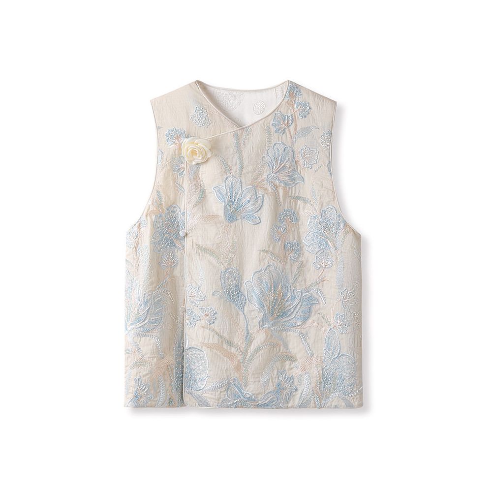 ASAYA6398 – Heritage Embroidered Vest 🌸✨