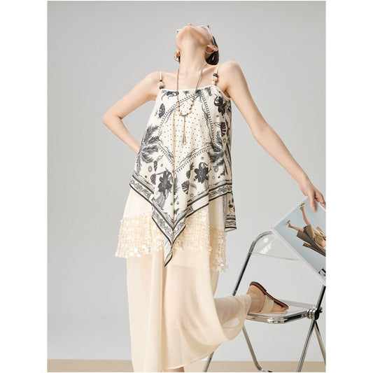 ASAYA6417 – Ivory Noir Resort Top🖤🤍