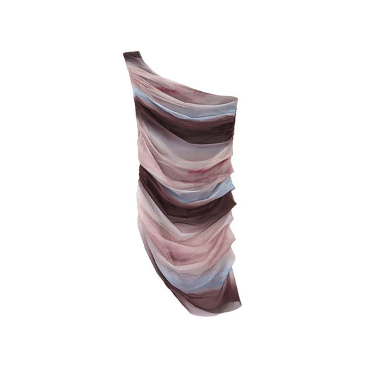 ASAYA6419 – Aurora Mesh One-Shoulder Top 🌫️✨