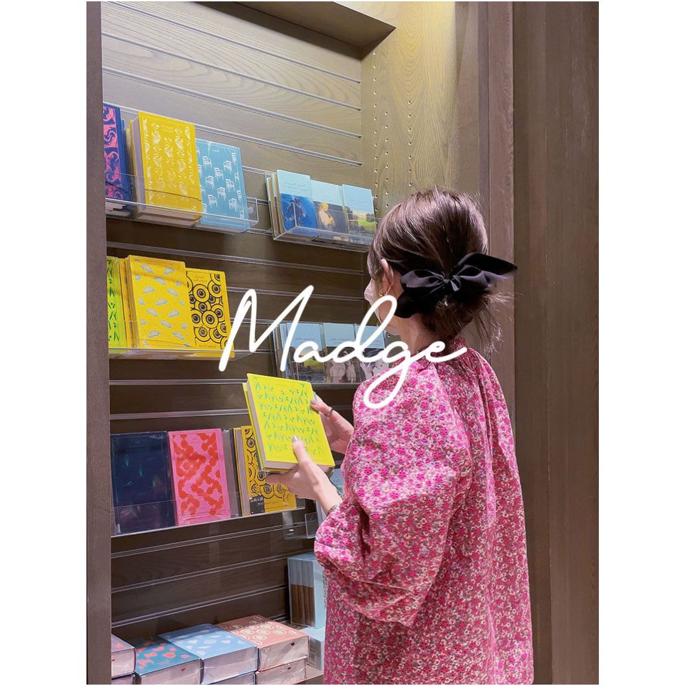 S andro Madge French style light luxury niche puff sleeve pink floral top gentle and sweet blouse for women image 0