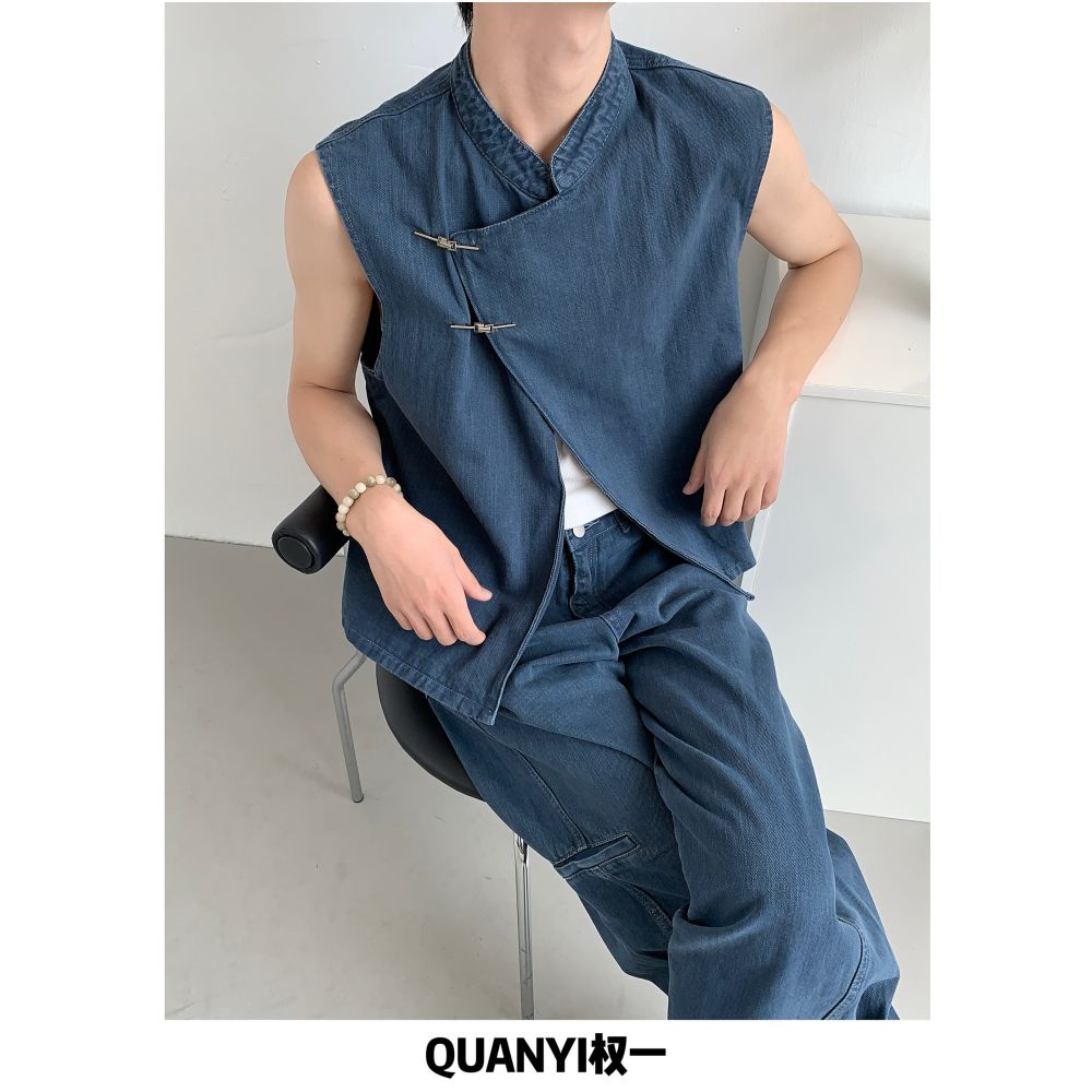 ASAYA6505 – Indigo Zen Denim Set 🌊🖤