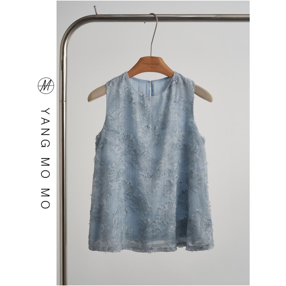 New Chinese style unique niche design sleeveless vest and skirt set summer new women s clothing image 1
