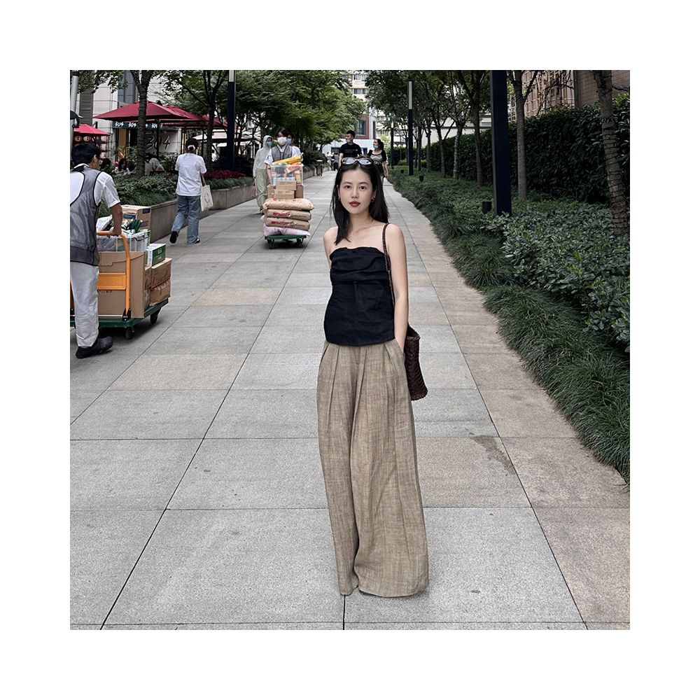 ASAYA6637 – Minimal Muse Tube Top ✨🖤