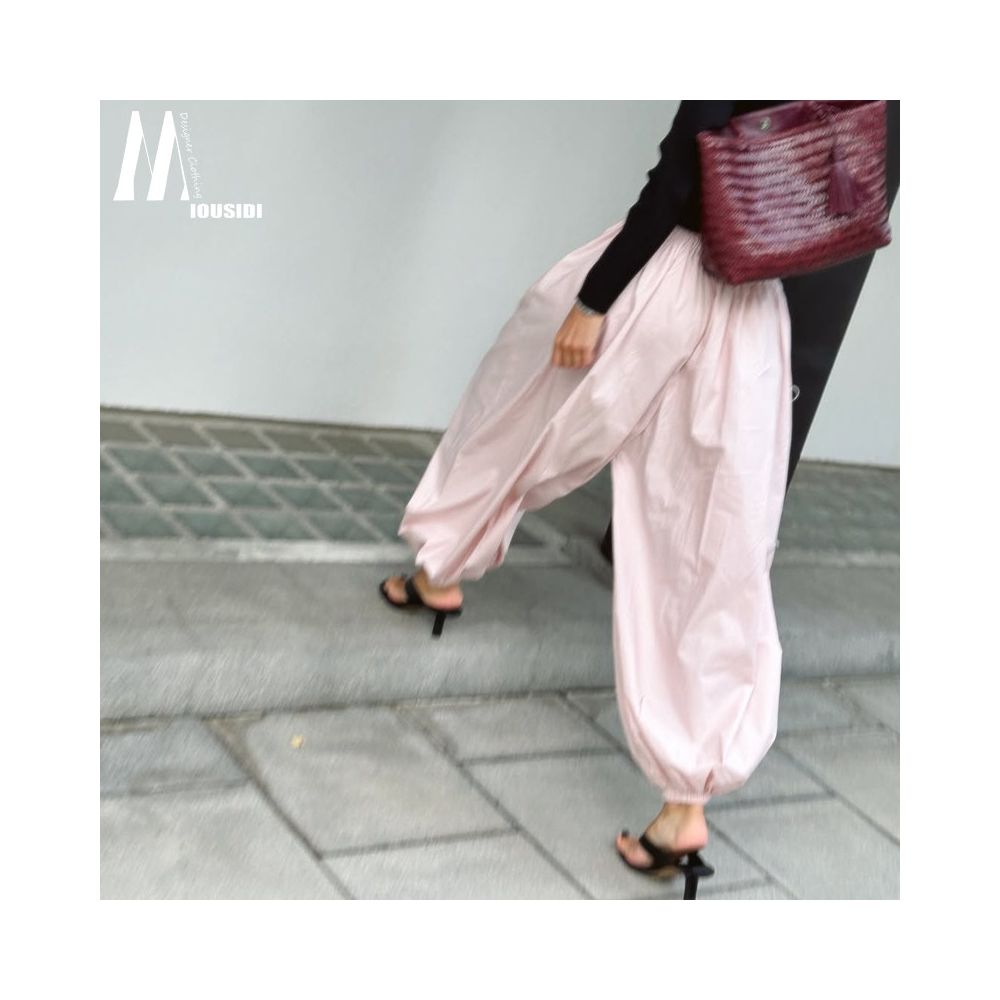 ASAYA6683 – Cloud Breeze Balloon Pants ☁️🩵