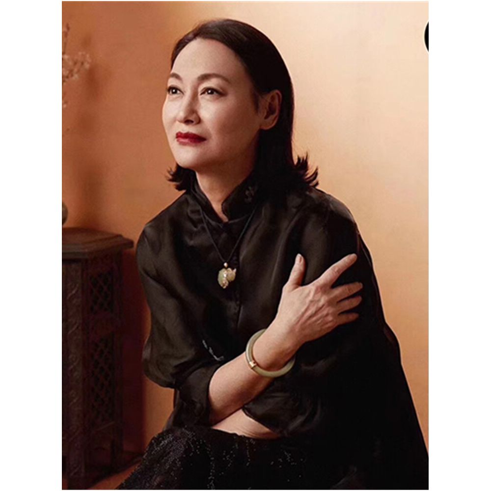 Our signature item JCL743 Ethnic Style Retro Chinese Silk Organza Embroidered Sun Protection Top for Women image 2