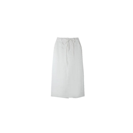 ASAYA6756 – Ivory Muse Linen Skirt 🤍🕊️