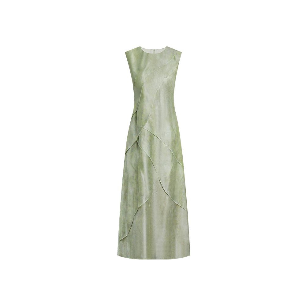 ASAYA6811 – Sage Whisper Draped Dress 🍃✨
