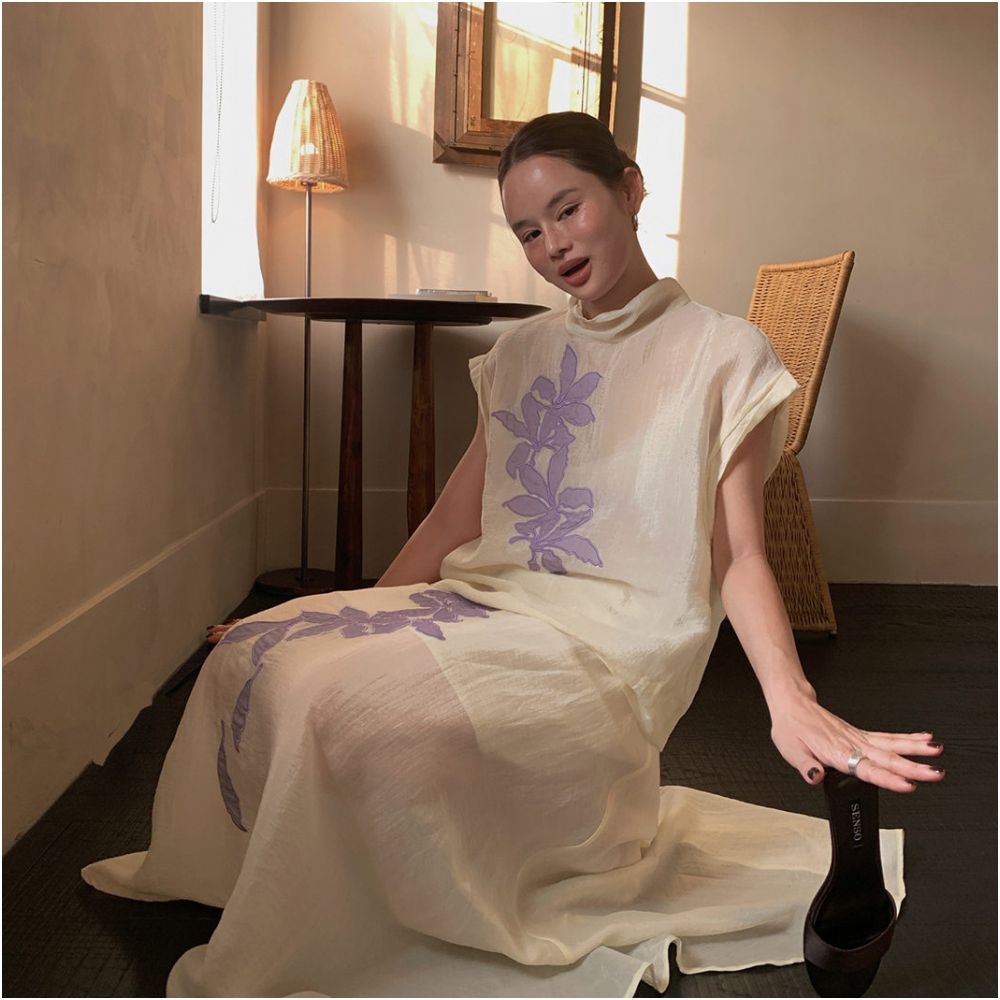NEWOPEN 2026 Summer New Chinese Style Embroidered Elegant Sleeveless Top and Skirt Two Piece Set for Women image 2
