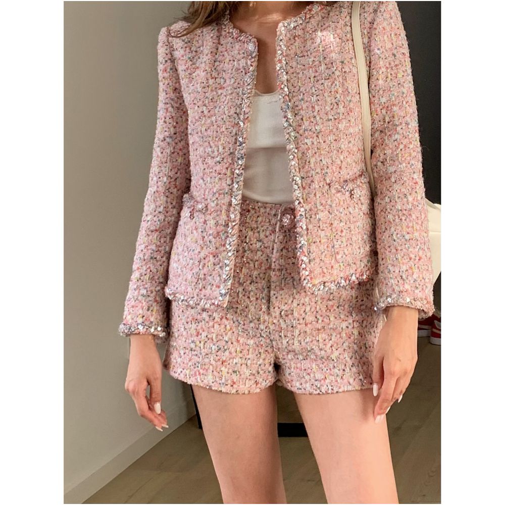 ASAYA6845 – Riviera Tweed Jacket ✨🩵