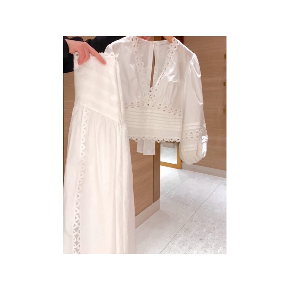 ASAYA6833 – Étoile Blanc Lace Set 🤍🕊️