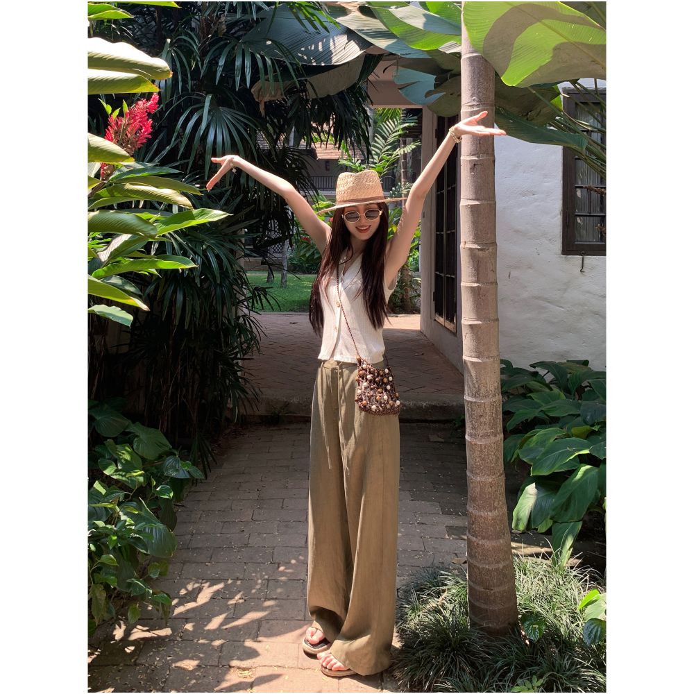 MULVAN s minimalist V neck cardigan vest inspired by poetry is a versatile layering piece for women perfect for layering image 4
