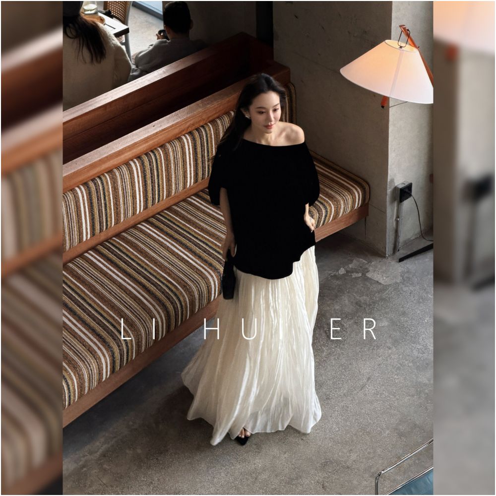 LiHuiEr Hanging Wind White Exquisite Yarn Half body Short Skirt Xia Peng Peng Fairy Hundred Fold Long Skirt Child image 1