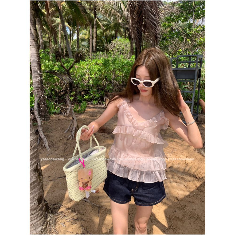Big Dog with Braces Blues Summer Women s Clothing 2026 New Summer Pants Thin Women s Casual Shorts image 3