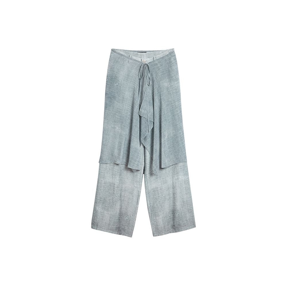ASAYA6971 – Misty Drape Wide-Leg Pants 🌫️🩶