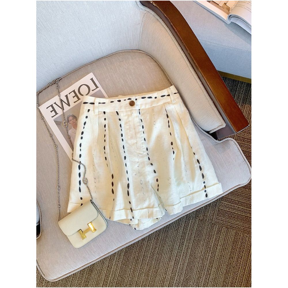 ASAYA7165 – Riviera Breeze Linen Shorts 🤍🌿