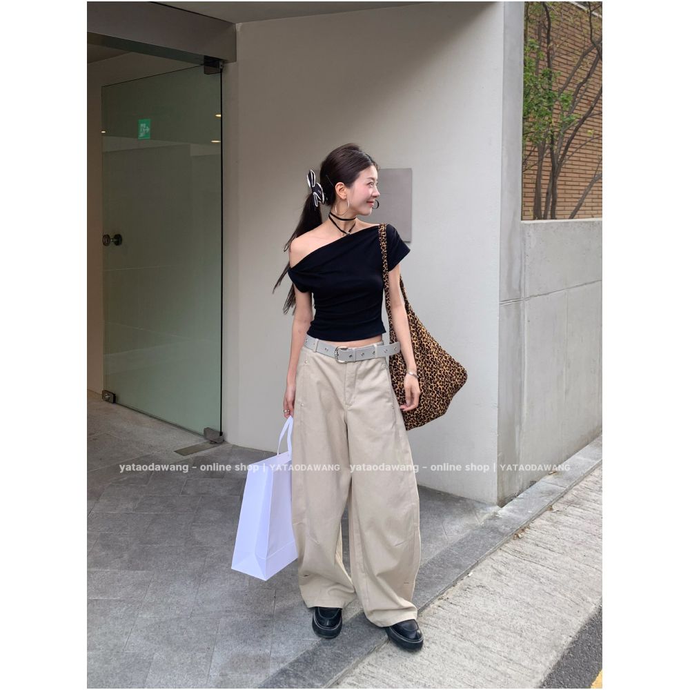 Braces Big Dog Los Angeles Women s Straight Leg Wide Leg Pants with Great Flow and Perfect Color Color image 2