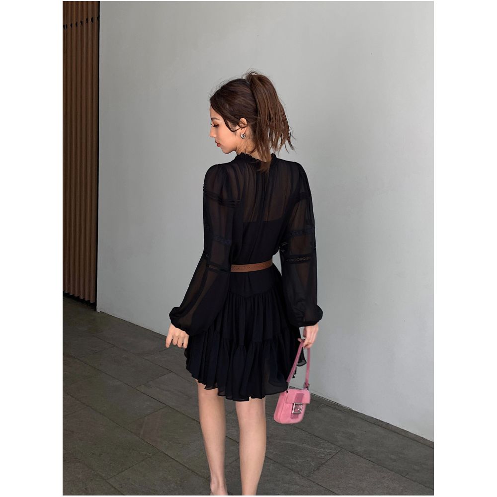 ASAYA7270 – Whisper Breeze Ruffle Dress 🤍🌿