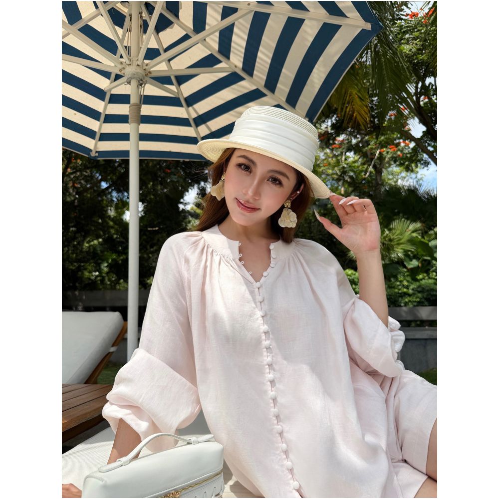 ASAYA7274 – Coastal Serenity Linen Set 🤍🌾