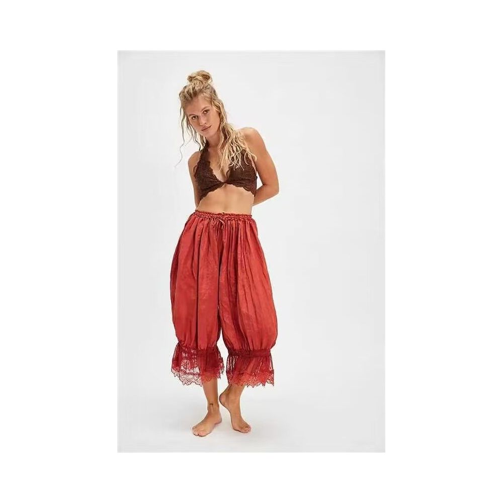 ASAYA7318 – Bohemian Lace Bloom Pants 🤍🌿