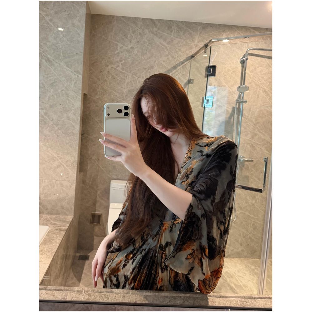 2ND STUDIOS French Jacquard Dress Casual and Relaxed Style 2026 New Arrival Elegant and Alluring Long Dress for Women image 1