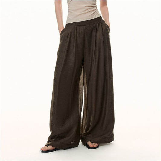 ASAYA7361 – Pearly Wide-Leg Pants ✨🤍