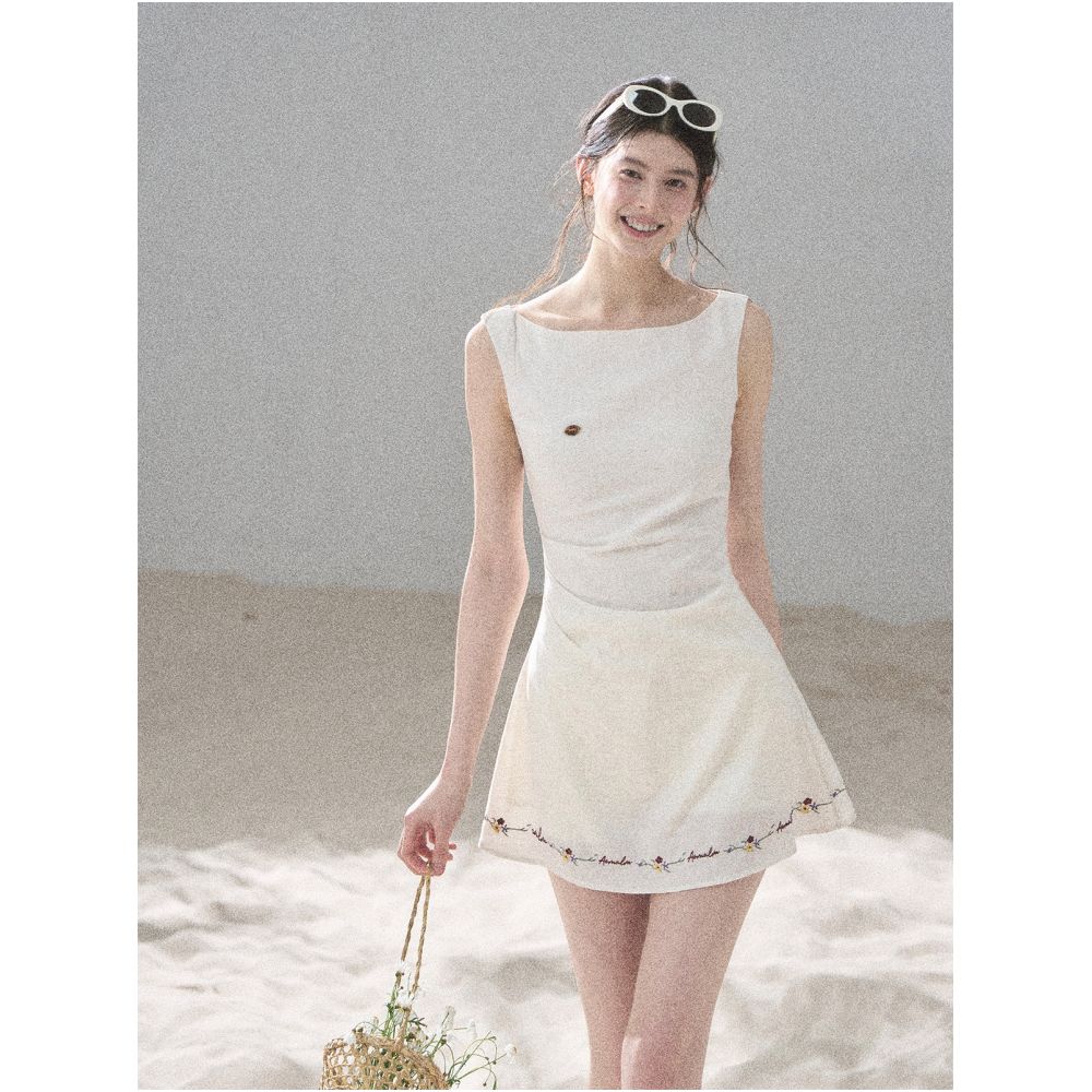 ASAYA7541 – Summer Breeze Embroidered Dress 🤍🌼