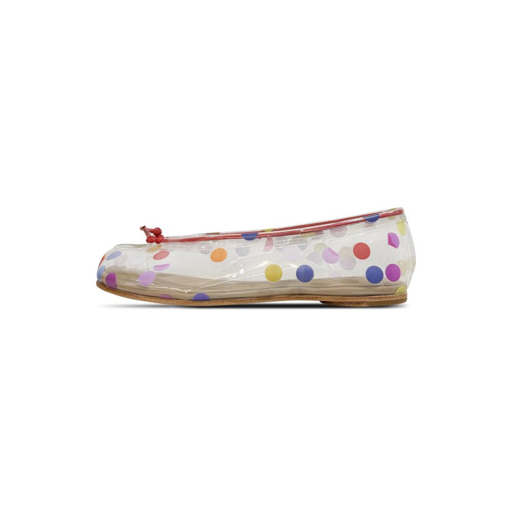 ASAYA7882 – Colorful Polka Dot Jelly Flats 🌈✨