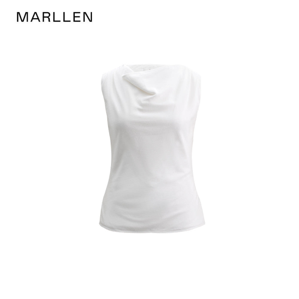 Marllen Breeze Narrative Vacation Elegant Style Pendant Swinging Neck Tank Top Flower Bud Half Skirt Set for Women Summer image 13