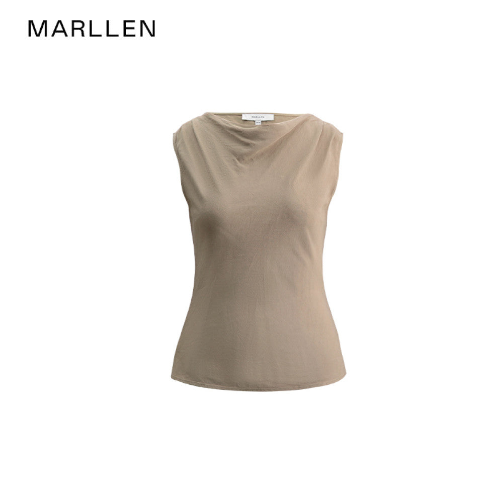 Marllen Breeze Narrative Vacation Elegant Style Pendant Swinging Neck Tank Top Flower Bud Half Skirt Set for Women Summer image 21